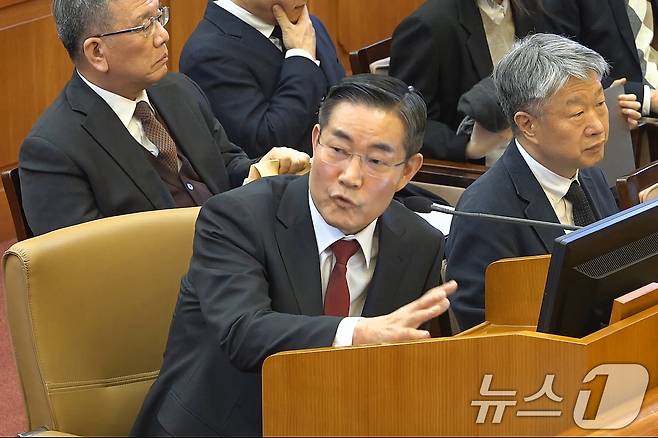 신원식 전 국가안보실장. (헌법재판소 제공. 재판매 및 DB 금지) 2025.2.11 ⓒ 뉴스1