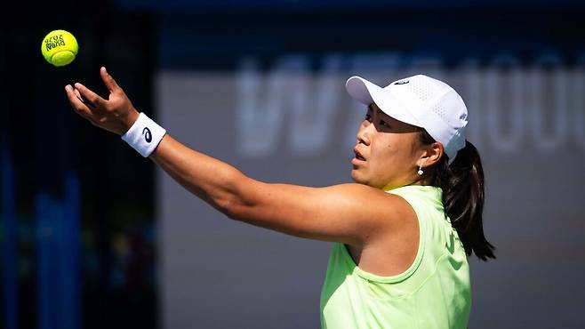 인도네시아 여자 테니스 에이스 재니스 첸. Gettyimages