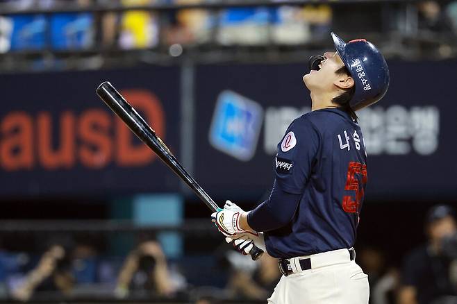 롯데 자이언츠 나승엽. 연합뉴스