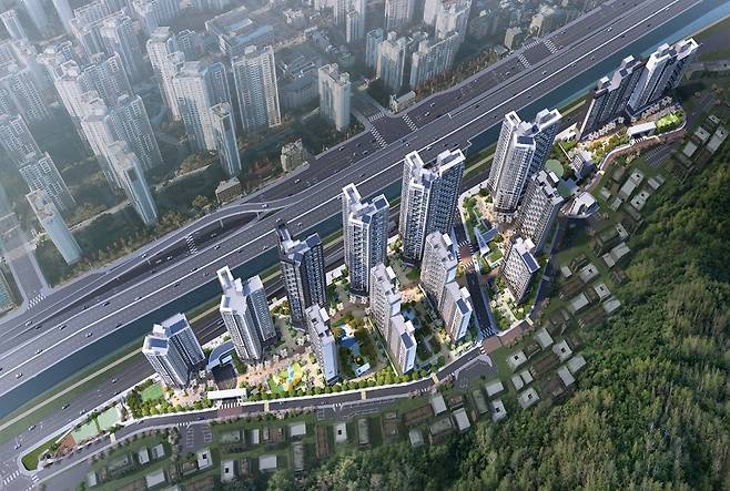 서울 서대문구 연희동에 들어서는 SK에코플랜트의 ‘드파인 연희’ 조감도. SK에코플랜트 제공