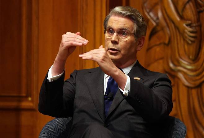 스콧 베선트 재무장관. 연합뉴스