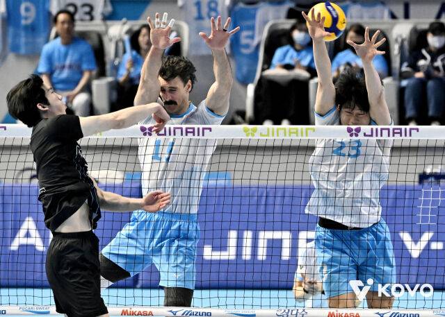 대한항공과 현대캐피탈의 6라운드 맞대결./KOVO