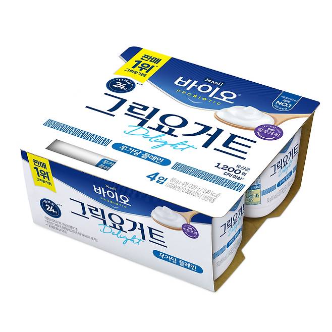 매일 바이오 그릭요거트 딜라이트 무가당 플레인 [매일유업 제공]