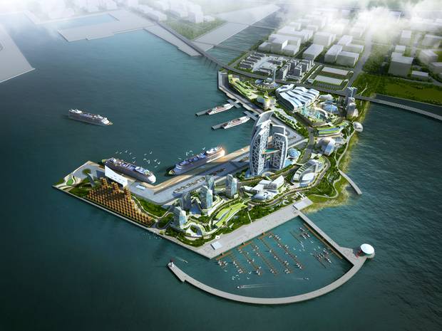 골든하버 조감도. 사진제공=인천항만공사