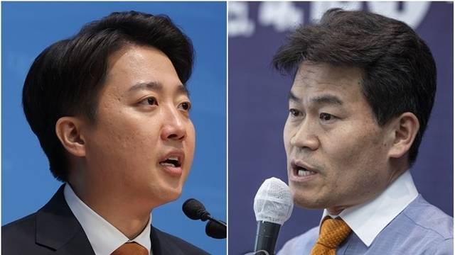 이준석 개혁신당 대표와 강성보수 유튜버 전한길씨가 오는 27일 부정선거 관련 끝장토론을 벌인다. 연합뉴스