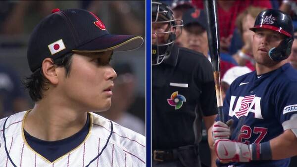 오타니와 트라웃의 WBC 대결(사진=MLB.com)