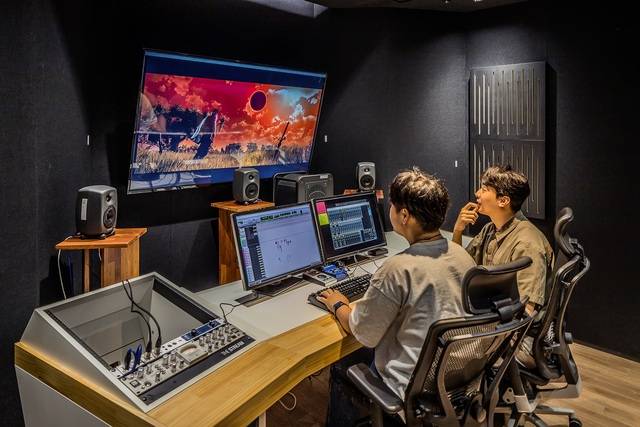 펄어비스의 ‘오디오실’. 펄어비스 제공.