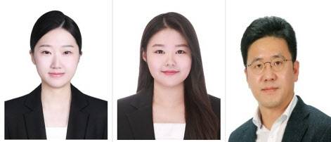 왼쪽부터 이지원 석사, 박수빈 박사, 김형민 교수(사진 제공=국민대)