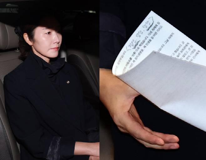 '공천헌금 1억 원 수수' 혐의로 구속영장이 청구된 무소속 강선우 의원이 24일 국회에서 열린 2월 임시국회 8차 본회의에서 자신의 체포동의안에 대한 투표를 마친 뒤 국회 본청을 떠나 차량에 탑승하고 있다 (사진=연합뉴스)