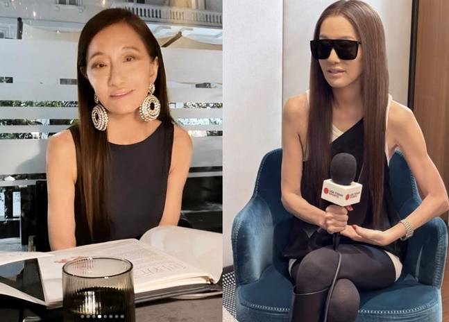 베라 왕은 동안 비주얼을 유지하는 비결로 충분한 잠과 자외선 차단을 꼽는다. 사진=베라 왕 SNS