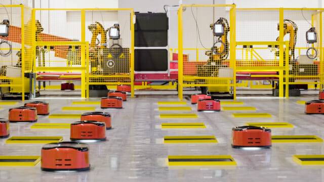 징둥닷컴 자동화 물류센터. (사진=11번가)