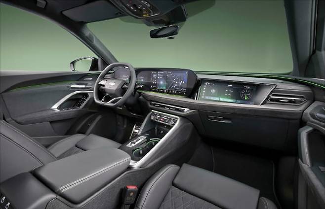 디지털 스테이지를 적용한 더 뉴 아우디 Q5 실내. 아우디코리아 제공