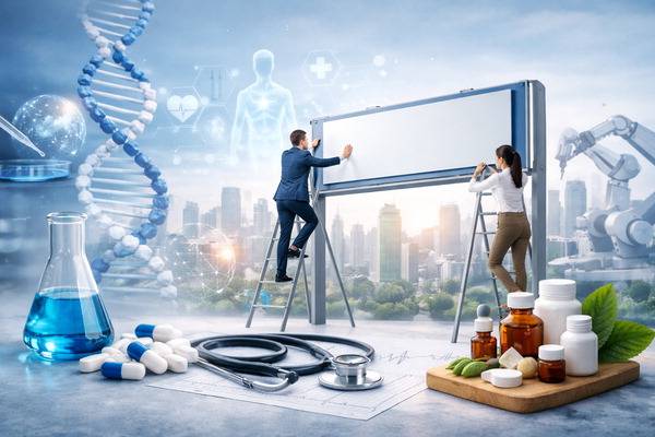 제약·바이오·헬스케어 기업들이 사업 확장과 산업 전환에 맞춰 사명·브랜드·CI를 재정비하며 기업 정체성과 전략을 다시 드러내고 있다. 챗GPT