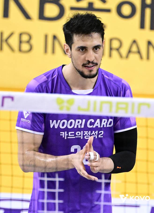 우리카드 하파엘 아라우조. KOVO 제공