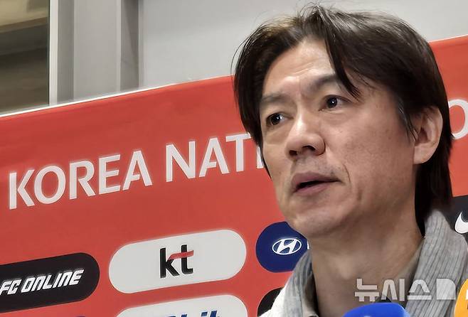 홍명보 한국 축구대표팀 감독. /사진=뉴시스