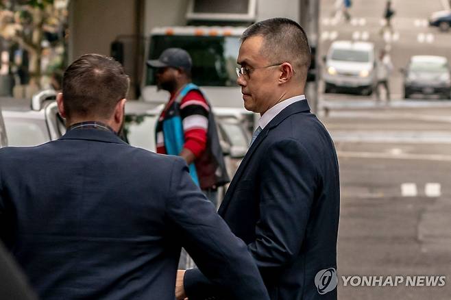 자오창펑 바이낸스 CEO [AFP 연합뉴스. 재판매 및 DB 금지]
