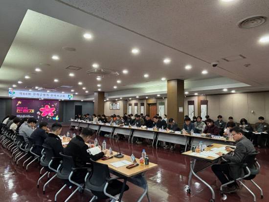 지난 23일 진해구청 중회의실에서 진해군항제 준비보고회가 열렸다.