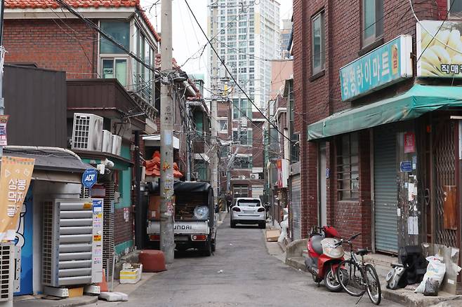 24일 서울 중랑구 상봉터미널(상봉9재정비촉진구역) 재개발 사업현장. 신태현 기자 holjjak@(이투데이DB)