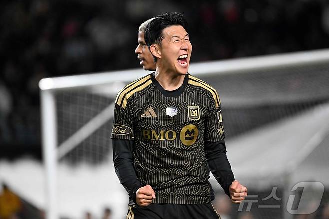 손흥민의 LAFC가 북중미 챔피언스컵 16강에 진출했다. ⓒ AFP=뉴스1