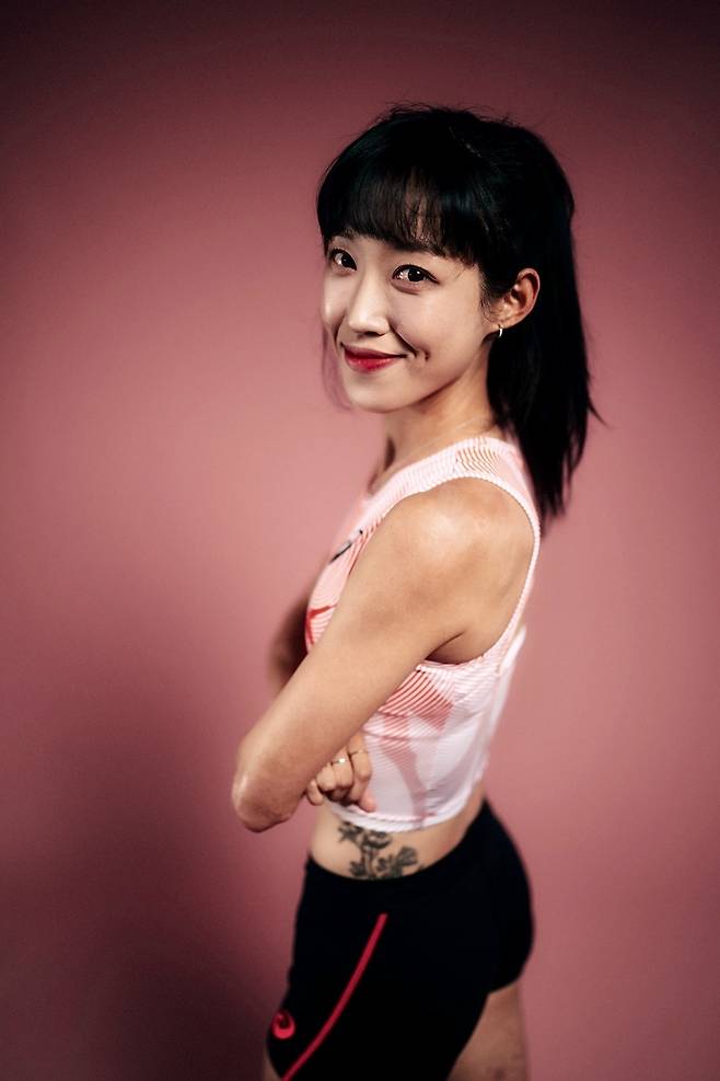 최정윤 충남도청 여자마라톤팀 선수. 최정윤 제공