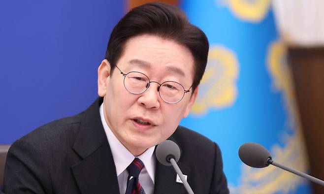 이재명 대통령. 청와대통신사진기자단