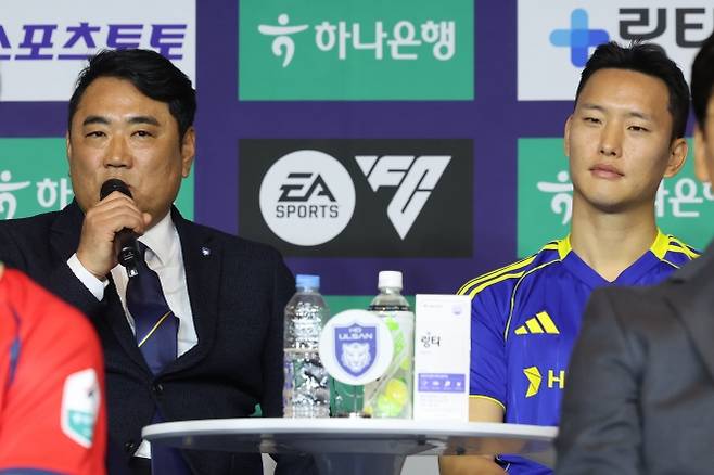 올시즌 각오 밝히는 김현석 울산HD 감독 - 김현석 울산HD FC 감독이 25일 서울 서대문구 스위스그랜드호텔에서 열린 2026 K리그1 개막 미디어데이에서 올시즌 각오를 밝히고 있다. 2026.02.25. 뉴시스