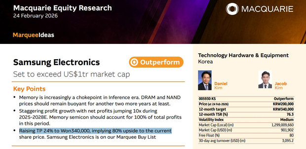 맥쿼리 증권 보고서
