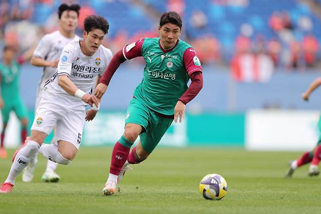 포항 이호재, 대전하나 주민규(사진), 전북 모따는 새 시즌 K리그1의 강력한 득점왕 후보로 지목된다. 사진출처│한국프로축구연맹