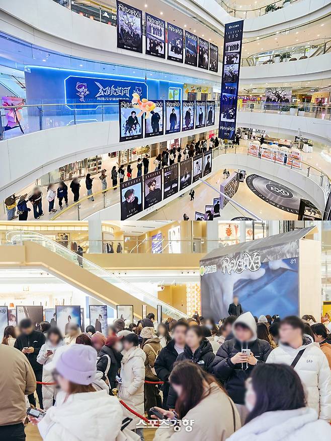 엑소 쇼핑몰 랩핑 팝업 스토어 전경. SM엔터테인먼트 제공