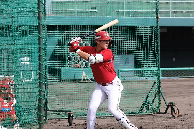 ▲ 최윤석은 공수 모두에서 차세대 주전 3루수에 도전할 수 있는 자질을 갖췄다는 호평을 한몸에 모은다 ⓒSSG랜더스