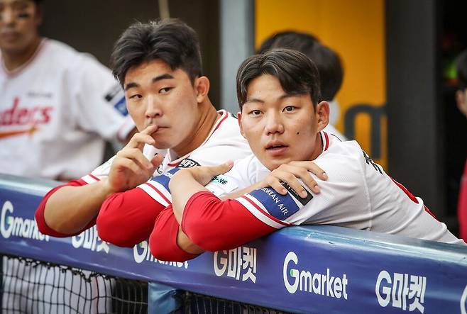 ▲ 팀이 기대하는 유망주인 최윤석은 차근차근 만들어 2군에서 최고 평가를 얻고 1군에 올라가겠다는 의지를 다졌다 ⓒSSG랜더스