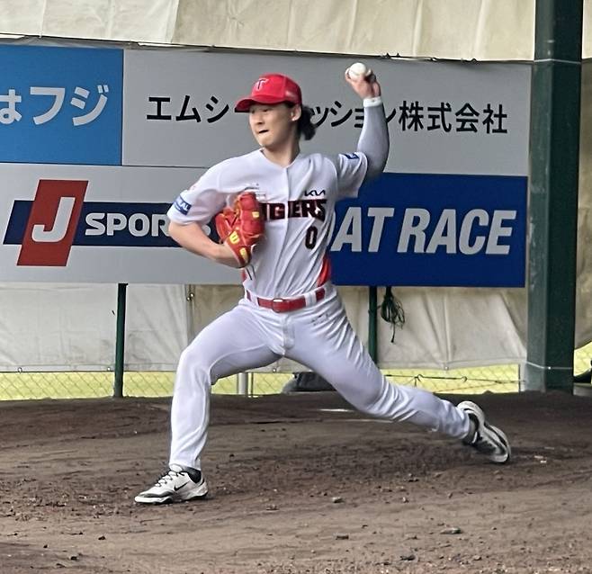 KIA 곽도규의 불펜 투구 [KIA 타이거즈 제공. 재판매 및 DB 금지]