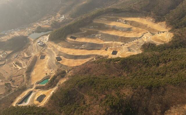 오는 6월 정식 오픈 예정인 노블레서cc 전경. 칠곡군 제공