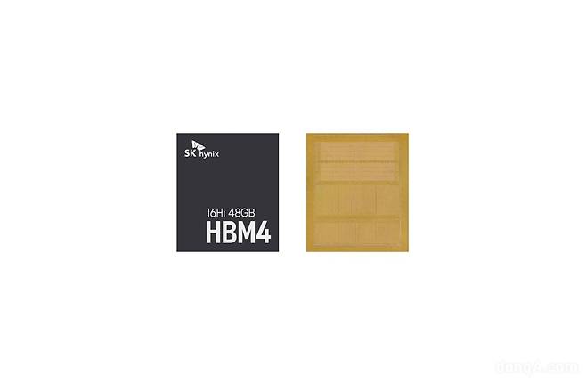 SK하이닉스 HBM4 반도체.
