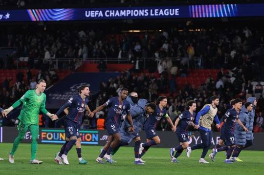 UCL 16강에 진출한 PSG. 사진[AFP=연합뉴스]