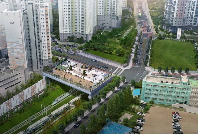 서대문구 ‘북아현 과선교’ 조감도. 서대문구청 제공