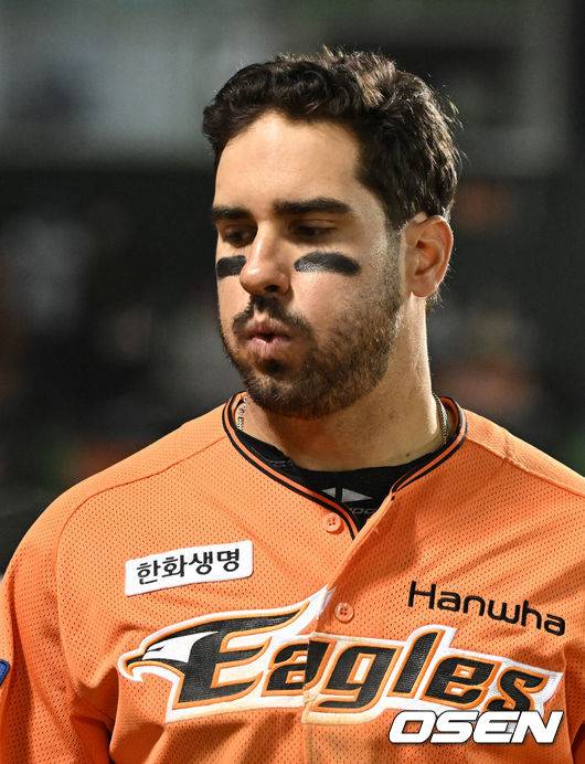 [OSEN=지형준 기자] 한화 시절 마이크 터크먼. 2022.04.08 /jpnews@osen.co.kr