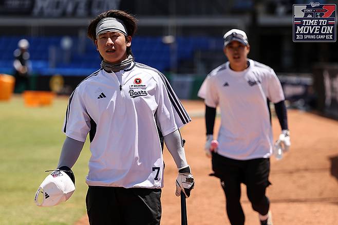 ▲ 올 시즌 팀의 주전 유격수 및 리드오프라는 중책을 맡을 가능성이 큰 박찬호 ⓒ두산베어스