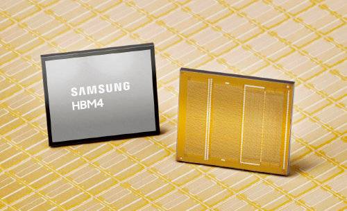 삼성전자가 최근 양산 출하한 HBM4. 삼성전자 제공