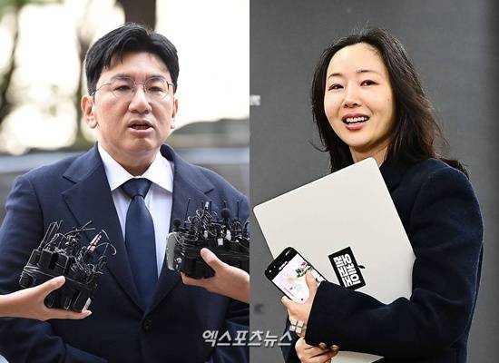 하이브 방시혁 의장, 민희진 어도어 전 대표
