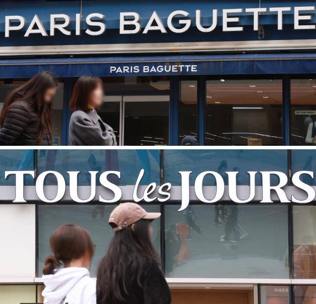 서울의 파리바게뜨(위)와 뚜레쥬르 매장 [사진=연합뉴스]