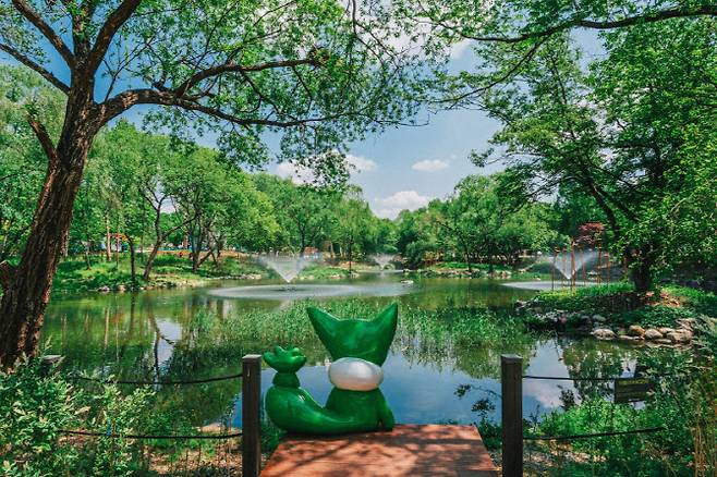 서울어린이대공원 생태연못(사진=서울시설공단)