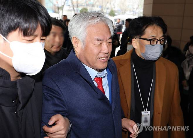 전광훈 사랑제일교회 목사가 지난달 15일 서울서부지방법원에서 열린 구속적부심 심문에 출석하고 있다. (사진=연합뉴스)