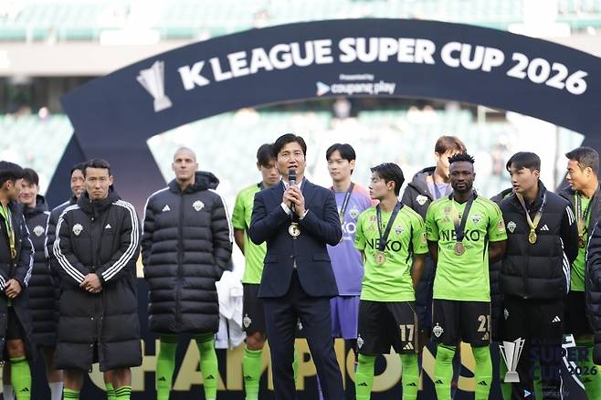 정정용 전북 신임 감독(한국프로축구연맹 제공)