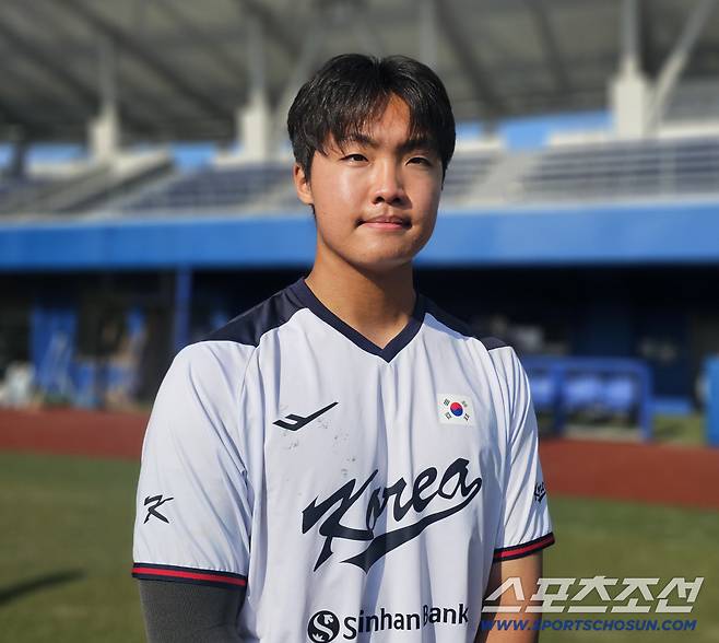 26일 삼성전 후 정우주. 오키나와=스포츠조선 정현석 기자 hschung@sportschosun.com