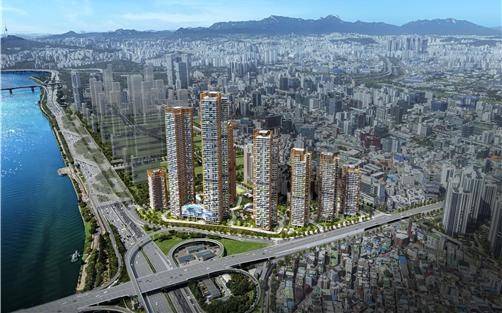 성수4지구 재개발사업이 통합심의를 통과하며 최고 64층, 총 1439세대로 지어질 전망이다. /서울시