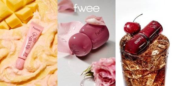 좌측부터 '스무디 틴티드 립밤', '로즈 옵세션 틴트', '3D 볼류밍 글로스 콜라에디션'