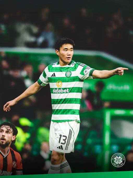 스코틀랜드 글래스고의 셀틱 파크에서 열린 2025~2026시즌 스코틀랜드 프리미어십 22라운드 홈 경기 중 양현준. /사진=셀틱 공식 사회관계망서비스(SNS)