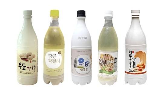 다양한 땅콩술 [제조사 홈페이지 캡처]