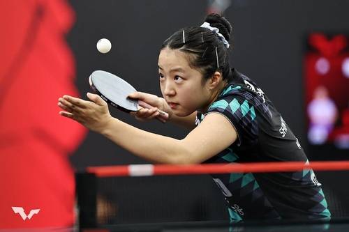 WTT 싱가포르 스매시 여자 단식에 나선 신유빈  [WTT 인스타그램 캡처. 재판매 및 DB 금지]